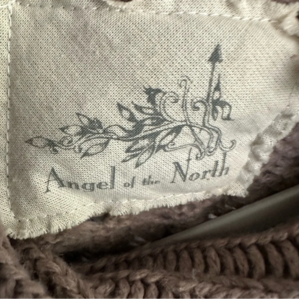 Anthropologie Angel of the North Bryson Cowl Neck Poncho Sweater Oversized M/L
